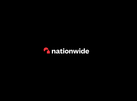 The Nationwide logo displays in white against a black background.